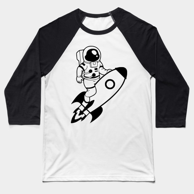 Nasa Baseball T-Shirt by WordFandom